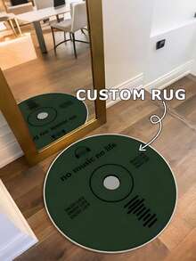 Custom Photo Carpet, Imprint Memories On The Floor, Optional Size Pattern, Creative Birthday/Wedding Gift, Scandinavian Style Ins Home Floor Mats, Support To Customise, His Ideal Gift, Her Ideal Gift, She, The Ideal Gift For The Family, Back To School, Anniversary, Valentine's Day, Mother's Day, Birthday, Children's Day, Father's Day, Graduation Ceremony, Wedding - Multicolor - View 3