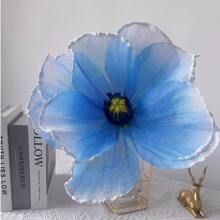 1 Peça Flores de Papoula Artificiais para Decoração, Papoulas Falsas Realistas DIY, Decoração de Casamento, Casa e Festa, Hastes Florais Leves