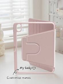 Ayotu Name And Text Customized IPad Protective Case Compatible With IPad 10th Generation And IPad Air 4/5 10.9 Inches, Acrylic Anti-Bending Protective Case Can Be Rotated Horizontally And Vertically, Compatible With IPad Pro 11 Inches And IPad 7/8/9th Generation 10.2-Inch Protective Case. - Multicolor - View 10