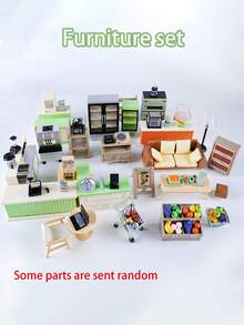 1 Stück Mini simulierter Winkelschleifer, Verpackungsmaschine, Teekanne, Teebrett, Sofa, kreatives Jugendspielzeug für Milchtee-Shop, Kaffee-Shop, 1:12 Skala Mini-Deko, Kulissenrequisiten, Urlaubsgeschenk, zufällige Farbe