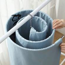 1 Pc Foldable Spiral Clothes Drying Rack, Bedsheet/Blanket Hanger, Creative Circular Clothesline Rack