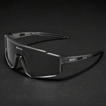 SCVCN SCVCN Y2K Mode-Sonnenbrillen, Fahrradbrillen, Mountainbike Rennrad Outdoor Sport Radfahren Angeln Laufen Golf Strand Baseball Einteilige Linsen Brille, schwarzer Rahmen