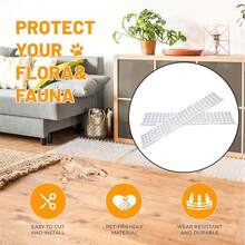 Clear Transparent PVC Bird Spike Strips For Outside Fences And Roofs To Keep Birds, Pigeons, Cats, Squirrels, Raccoons Away And Keep Birds From Building Nest - Multicolor - View 3