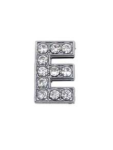 1 件返校字母鞋 DIY 装饰配件,适合学生,送给朋友的礼物,适用于木屐、花园鞋、凉鞋、夏季坡跟鞋、时尚万圣节和圣诞节鞋配件 - 銀色 - 查看 5