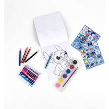 Cerdá Disney Mochila Mas Set Coloreable - Mochila Escolar para Niños y Niñas + Libros de Actividades y Lápices de Colores - Ideal Para Viajes, Regalo Creativo o Vuelta al Cole - Acuarelas + Cuaderno Incluido - Envío GRATIS ✅ Entrega 24/48h a España (península) - Puntada - Ver 4
