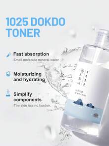 ROUND LAB 1025 Dokdo Toner Controls Oil And Reduces Excess Sebum. It Is A Gentle Exfoliating Facial Toner. It Moisturizes With Deep Seawater And Has A Soft Surface Without Stickiness. Korean Skin Care 200ml - 1025 Toner - View 1