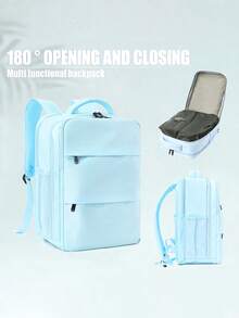 1 Piece Intelligent Vacuum Compression Large Capacity Lightweight Backpack Efficiently Saves Space And Protects Items Multifunctional Travel Backpack Luggage Bag/Outdoor Backpack Suitable For Hiking, Camping, Vacation, Business Trips And Daily Commuting For Men And Women Travel Essentials Travel Accessories Travel Bag Vacation Holiday Back To School School Stuff Packing Cubes Dorm Room Essentials College - Multicolor - View 11