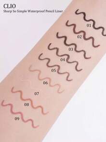 Clio Sharp So Simple Waterproof Eyeliner Pencil 02, Smooth Application, High Pigmentation, Long-Lasting And Smudge-Proof, Self-Sharpening, Easy To Apply, Beginner-Friendly, Suitable For Daily And Occasion Makeup, Korean Cosmetics, 0.14g/0.005oz - 02 - View 2