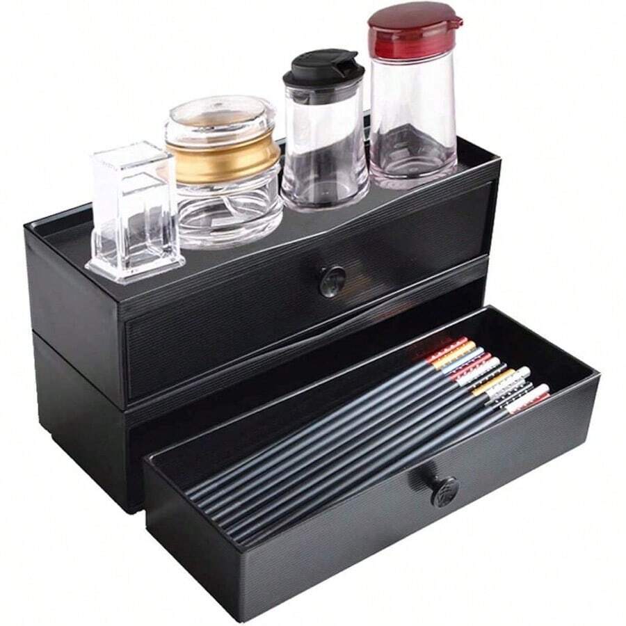 業務用 箸箱 箸入れ カトラリーケース 箸入れ レンゲ 等 - 2個セット - チェックする 1