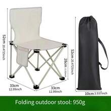 Outdoor Waffle Folding Table, Portable, Camping, BBQ, Thickened Foldable Table For Outdoor Camping, Folding Portable Folding Chair, Art Painting, Picnic Leisure Chair, Art Student, Fishing Chair