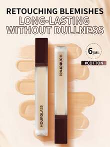 Hourglass Vanish Airbrush遮瑕膏 6毫升/0.2盎司 | 全效遮瑕，喷枪妆效 | 有效遮盖瑕疵和黑眼圈 | 持久不卡粉配方 | 轻盈无痕质地，打造无瑕妆容 | 水润柔滑配方，呈现自然透亮妆效 - Cotton 2 - 查看 1