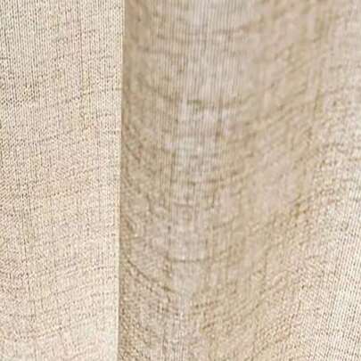 1pc Linen Modern Linen Gauze Curtain - Japanese Linen Style, Rod Pocket Design, Suitable For Living Room And Bedroom - Sheer And Light Filtering Curtain, Living Room Curtain, Bedroom Curtain (160g Fabric Weight)