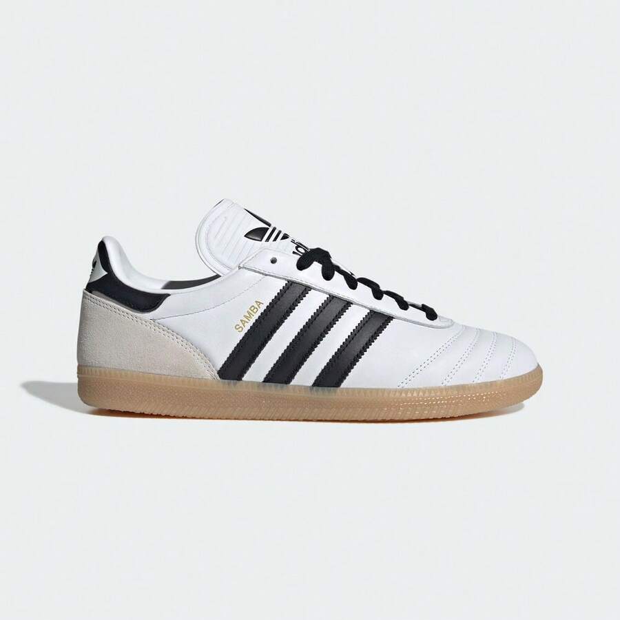 Adidas Originals 男女通用 Samba JP 休闲低帮运动鞋 JQ9055 - 白色 - 查看 1