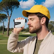 Golf Rangefinder With Slope -1200 Yards Laser Rangefinder Golf For Hunting, High-Precision Flag Pole Locking Vibration,6X Magnification, USB Type-C Rechargeable Rangefinders - LA12 - View 7