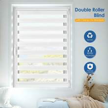 Cortinas de Rolo Zebra Sem Furos Sem Ferramentas, Fácil de Instalar, Cortinas de Tamanho Pequeno, Ajustáveis Livremente, Cortinas Blackout, Decoração Doméstica Simples e Elegante, Adequada para Escritórios Domésticos