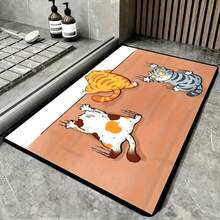 1pc, Suitable For Foyer, Living Room, Patio, Photography Prop - Ideal Housewarming Gift, Multipurpose Home Decor, Mixed Style. Doormat, Small Rug, Welcome Mat, Carpet, Floor Mat, Outdoor Doormat, Kitchen Rug, Home Decor, Front Door Mat, Area Small Rug, Outdoor Mat, Home Decor, Area Rug, Garden Rug, Washable Carpet. - Multicolor - View 2