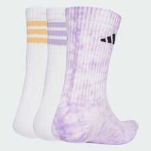 Adidas 3 Pairs Women's GFX CREW Socks Value Pack - White - View 2
