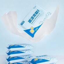 10pcs/Pack Halloween Cooling Wet Wipes, Lemon Refreshing Revitalizing Wet Tissues, Daily Cleaning Wet Wipes, Portable Travel Wet Wipes. Please Purchase Cautiously!