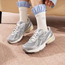 Giày chạy bộ New Balance NB 740 Series Retro, giày thể thao thường ngày mới năm 2026, giày sneaker đôi unisex U740AR2 - Màu Xám nhạt - Xem 5