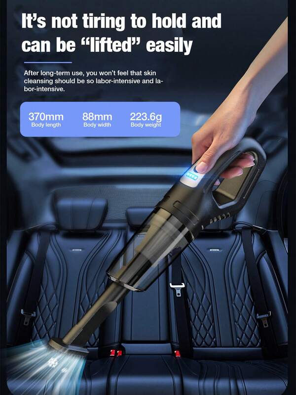 Easypie Selection 1pc High-Power But Mini Cordless Vacuum Cleaner, USB Charging Household Vacuum Cleaner, Powerful Car-Mounted, Blower And Suction Vacuum Cleaner For Cleaning Homes, Keyboards, Sofas And Dry/Wet Surfaces, With Two Major Blowing And Suction Functions,Best Gifts For Friends, Graduation Gifts, Back-To-School Gifts