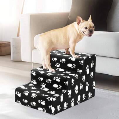 3/4-Steps Dog Ramp Non-Slip Pet Stairs For Small Dogs And Cats 3/4-Steps Dog Ramp For Sofa
