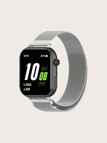 1 pieza Banda de reloj inteligente de acero inoxidable de unicolor con liberación magnética rápida y diseño hueco de estilo Milanés, compatible con Honor Watch Rossini 2i - Para Rossini 2i - Ver 16