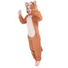 Kids Monkey Jumpsuit, Animal Monkey Costume Theme Party, Cartoon Costume Jumpsuit, Suitable For Boys And Girls, Can Be Paired With Adult Monkey Jumpsuit - màu nâu - Xem 6