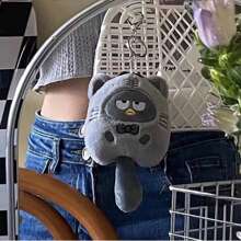 Sanrio Hello Kitty Cartoon Plush Doll Pendant Doll, Sanrio Cute Bag Charm Anime Accessory, Suitable As Gift For Christmas, Halloween, Easter, Valentine's Day. Can Be Used As Hanging Decoration
