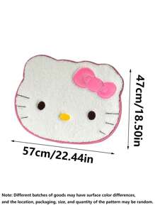 Sanrio 1Pc Hello Kittys Carpet Cute Anime Bedroom Bathroom Carpet Bedroom Living Room Floor Mat Door Mat Decoration Gift(Some Parts May Be Random) Back To School