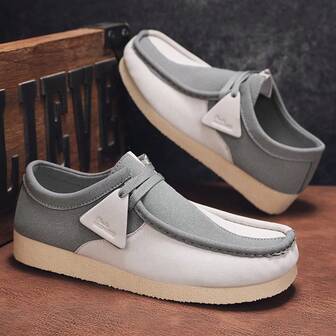 Men's Retro Slip-On Casual Loafer Shoes, Anti-Slip Breathable Comfortable Relaxed Style