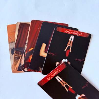 1 pieza/55 piezas set de tarjetas fotográficas vintage de ídolos de alta gama LOMO, adecuado para fans y regalos, diseño de tarjeta postal duradera, primavera