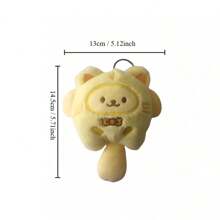Sanrio Hello Kitty Cartoon Plush Doll Pendant Doll, Sanrio Cute Bag Charm Anime Accessory, Suitable As Gift For Christmas, Halloween, Easter, Valentine's Day. Can Be Used As Hanging Decoration