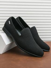 Sapatos sociais masculinos plus size, bico fino, para negócios, formais, de malha respirável, estilo casual para caminhada, confortáveis e leves, vermelhos para ocasiões formais e casamentos