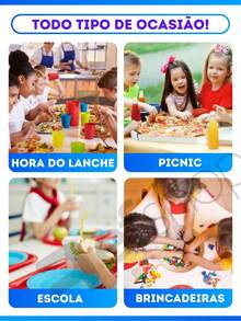 Plastic School Lunch Box For Children With Dividers And Locks - Dino - View 4