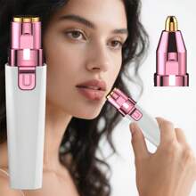 [Painless Epilator] Female Facial Epilator, Female Facial Trimmer, Eyebrow Facial Razor | For Lips, Body, Arms, Beard, Hair And Chin | Painless Epilator, Dual Purpose For Home Travel | Valentine's Day Gift For Mother, Girlfriend