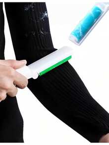 Kit 2 peças Mini Rolo Tira Pelos lavavél Reutilizável Portátil