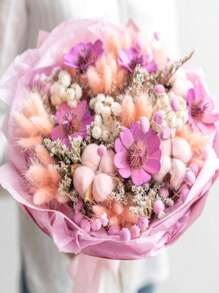 240pcs Reed Bouquet, Bunny Tail Pampas Grass Dried Flowers, Boho Flowers Dried Babys Breath Wedding Decor Dry Flowers- Festive Decorations For Easter, New Year, Valentine's Day- Perfect For Wedding, Party, And Table Decor - Home And Kitchen Decor - Dried Flowers And Artificial Flowers Decor