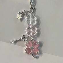 MAKSUT Lucky Leaf Mobile Phone Pendant, Cute Keychain Accessories, Durable Material Fashion Accessories - 1 件粉色. - 查看 4