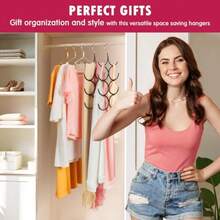 Tank Top Hanger2 Pack Space Saving Hangers Bra Camisole Hanger Small Closet Organizers And Storage For Dorm Apartment Holds Camisoles Bras Scarfs Ties Belts - Black - View 7