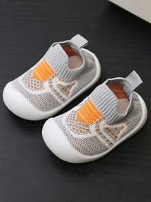 yibubu Yibubu blaue Babyschuhe, atmungsaktiv, Kinderschuhe für Jungen, weiche Sohle, rutschfest, Erstlingsschuhe für Mädchen, Kleinkindschuhe für drinnen und Outdoor, Hausschuhe für Kleinkinder