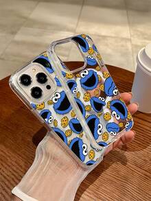 The Cookie Big Mouth Frog Phone Case Is A High-Quality Shockproof Phone Painting Case For Apple 7/8/11/12/13/14/15/16 Series And Galaxy S22/23/24/25 Series - The Perfect Gift For Birthdays, Girlfriends, Boyfriends, Friends And Yourself! - 無色 - 查看 3