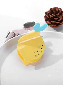 1pc Premium Unique Acetate Fruit Clip Shark-Shaped Hair Clip, Lightweight & Elegant, Suitable For Any Occasion