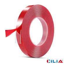 CILIA 1/2 Rolls 1*1000cm/2*1000cm High Viscosity Nano Double Sided Tape, With Strong Adhesive, More Solid Than Hooks, Washable Double Sided Tape,Reusable Waterproof Double Sided Tape For Multi-Scene Use,Paste Items Without Traces Without Damaging Walls