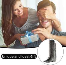 Cowboy Boot Lighter Sleeve Cover, Lighter Sleeve Cover For Mini Bic J5 Accessories Decoration For Everyday Carry Or Travel Gift - màu đen - Xem 9