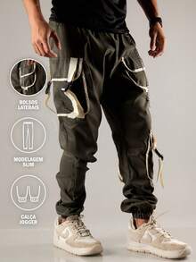 Men Pants - Multicolor - View 4