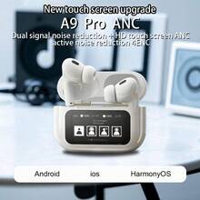 智能触控 ANC 主动降噪无线耳机，数字显示，高品质 300mAh 超长电池寿命，男女适用（提示：充电时保持耳机盒通电以确保持续充电） - 彩色 - 查看 10