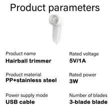 Fabric Shaver, Clothing Lint Remover, Electric Lint Remover With 3 Blades, Sweater Shaver For Clothing Fur Removal, Sofa, Furniture, Fuse, Fur Ball, Fur, USB Plug Type