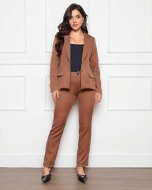 Conjunto Fashion Work Feminino Forrado