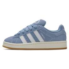 Adidas Originals Giày thể thao Trefoil Campus 00s, giày bệt nhẹ, thoải mái, thích hợp cho hoạt động thường ngày. - Kết cấu màu xanh/trắng/trắng ngọc bích - Xem 2