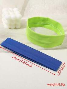 1pc/18pcs Colorful Casual Headbands For Women, Suitable For Daily Life & Sports Gym Hair Band Turban Headband Sweatband, School Stuff, College Fall Winter Hair Accessories For Women For Vacation Outfits Woman Elegant Scarf Women Bandanas - 彩色 - 查看 3